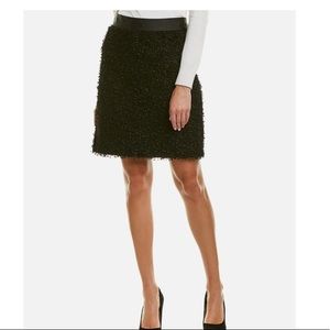 Black J. McLaughlin Fuzzy Pencil Skirt Size 6